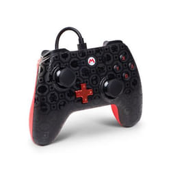 PowerA Mario Shadow Noir, Rouge USB Manette de jeu Analogique/Numérique Nintendo Switch
