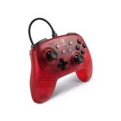 PowerA 1513053 Rouge, Translucide USB Manette de jeu Analogique Nintendo Switch