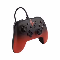 PowerA 1513568-01 accessoire de jeux vidéo Noir, Rouge USB Manette de jeu Analogique/Numérique Nintendo Switch