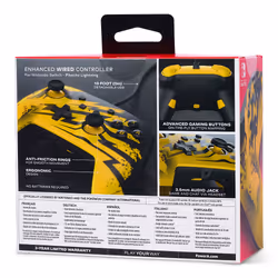 PowerA 1516985-01 accessoire de jeux vidéo Noir, Jaune USB Manette de jeu Analogique/Numérique Nintendo Switch, Nintendo Switch Lite - Vue supplémentaire 11