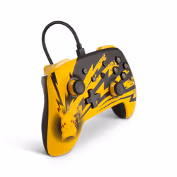 PowerA 1516985-01 accessoire de jeux vidéo Noir, Jaune USB Manette de jeu Analogique/Numérique Nintendo Switch, Nintendo Switch Lite