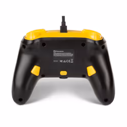 PowerA 1516985-01 accessoire de jeux vidéo Noir, Jaune USB Manette de jeu Analogique/Numérique Nintendo Switch, Nintendo Switch Lite