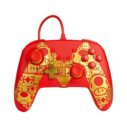 PowerA Enhanced Wired Or, Rouge, Jaune USB Manette de jeu Nintendo Switch