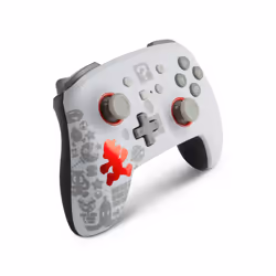 PowerA 1517032-02 accessoire de jeux vidéo Gris, Blanc Bluetooth/USB Manette de jeu Analogique Nintendo Switch, Nintendo Switch Lite