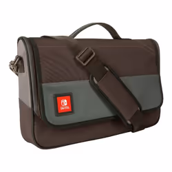 PowerA Everywhere Messenger Bag, Nintendo, Marron, Gris