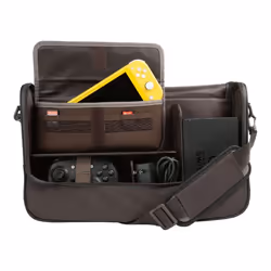 PowerA Everywhere Messenger Bag Nintendo Marron, Gris