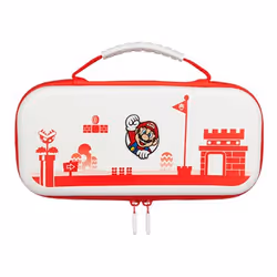 PowerA 1519187-01, Boîtier robuste, Nintendo, Rouge, Blanc, Nintendo Switch, Nintendo Switch Lite, Résistant aux chocs, Résis ...