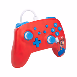 PowerA NSGP0001-01 accessoire de jeux vidéo Bleu, Rouge USB Manette de jeu Analogique Nintendo Switch