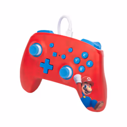 PowerA NSGP0001-01 accessoire de jeux vidéo Bleu, Rouge USB Manette de jeu Analogique Nintendo Switch - Vue supplémentaire 4