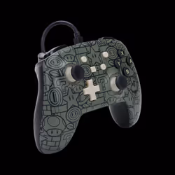 PowerA 1522659-01 accessoire de jeux vidéo Noir, Gris USB Manette de jeu Analogique Nintendo Switch