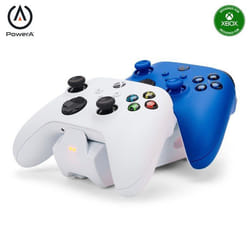Dock - socle - station de charge pour manette Powera Double Support de Charge pour Xbox Series X - S - Blanc (UE)