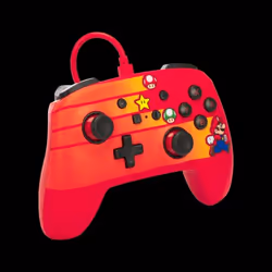 PowerA 1526539-01 accessoire de jeux vidéo Noir, Bleu, Orange, Rouge USB Manette de jeu Nintendo Switch