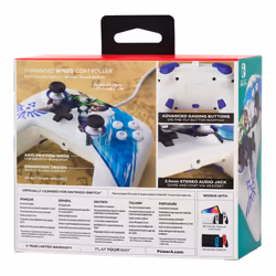 PowerA 1526548-01 accessoire de jeux vidéo Bleu, Blanc USB Manette de jeu Analogique Nintendo Switch - Vue supplémentaire 12