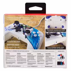PowerA 1526548-01 accessoire de jeux vidéo Bleu, Blanc USB Manette de jeu Analogique Nintendo Switch - Vue supplémentaire 13