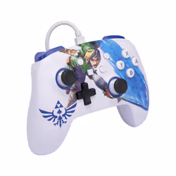 PowerA 1526548-01 accessoire de jeux vidéo Bleu, Blanc USB Manette de jeu Analogique Nintendo Switch