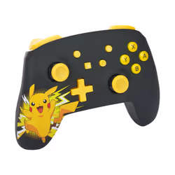 PowerA NSGP0016-01 accessoire de jeux vidéo Noir, Jaune Bluetooth Manette de jeu Analogique Nintendo Switch, Nintendo Switch Lite, Nintendo Switch OLED