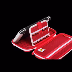 PowerA NSCS0064-01 Nintendo Feutrine, Caoutchouc Rouge - Vue supplémentaire 10