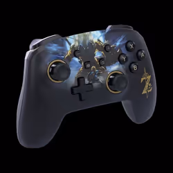 PowerA NSGP0028-01 accessoire de jeux vidéo Gris, Jaune Bluetooth/USB Manette de jeu Analogique Nintendo Switch