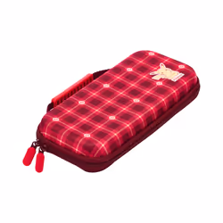 PowerA NSCS0048-01 Boîtier robuste Nintendo Feutrine, Caoutchouc Rouge, Blanc