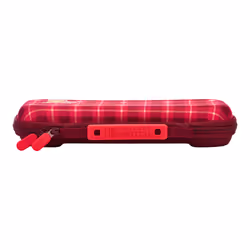 PowerA NSCS0048-01 Boîtier robuste Nintendo Feutrine, Caoutchouc Rouge, Blanc