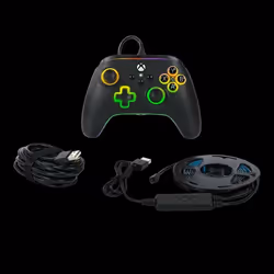 PowerA XBGP0076-01 accessoire de jeux vidéo Noir USB Manette de jeu Xbox Series S, Xbox Series X