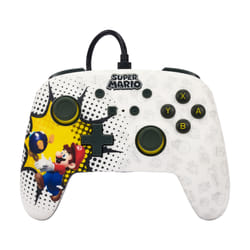 PowerA NSGP0085-01 accessoire de jeux vidéo Noir, Bleu, Rouge, Blanc, Jaune USB Manette de jeu Analogique Nintendo Switch