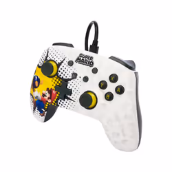 PowerA NSGP0085-01 accessoire de jeux vidéo Noir, Bleu, Rouge, Blanc, Jaune USB Manette de jeu Analogique Nintendo Switch - Vue supplémentaire 4
