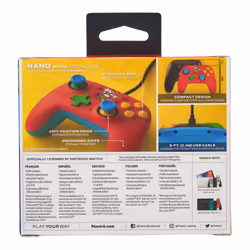 PowerA NSGP0123-01 accessoire de jeux vidéo Multicolore USB Manette de jeu Analogique Nintendo Switch - Vue supplémentaire 12
