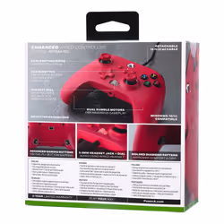 PowerA XBGP0008-01 accessoire de jeux vidéo Rouge USB Manette de jeu Analogique Xbox One, Xbox Series S, Xbox Series X - Vue supplémentaire 12
