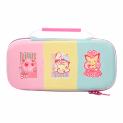 PowerA NSCS0125-01, Housse, Nintendo, Vert, Rose, Jaune, Feutrine, Caoutchouc, Nintendo Switch, Nintendo Switch Lite, Nintend ...