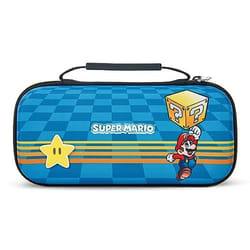 PowerA NSCS0131-01 Nintendo Feutrine, Caoutchouc Bleu