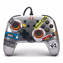 PowerA NSGP0145-01, Manette de jeu, Nintendo Switch, Capture button, Croix directionnelle, Bouton d'accueil, Analogique/Numér ...