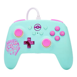 PowerA NSGP0146-01 accessoire de jeux vidéo Bleu, Rose USB Manette de jeu Analogique Nintendo Switch