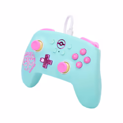 PowerA NSGP0146-01 accessoire de jeux vidéo Bleu, Rose USB Manette de jeu Analogique Nintendo Switch - Vue supplémentaire 4