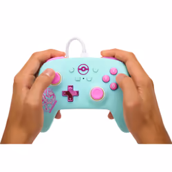 PowerA NSGP0146-01 accessoire de jeux vidéo Bleu, Rose USB Manette de jeu Analogique Nintendo Switch - Vue supplémentaire 9