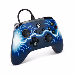 PowerA XBGP0190-01 Noir, Bleu USB Manette de jeu PC, Xbox One, Xbox One S, Xbox One X