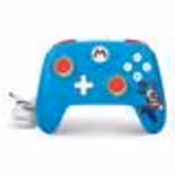 Gamepad - PowerA - Manette core Mario - Filaire - 3m USB détachable - Compatible Nintendo Switch