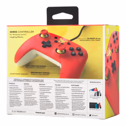 PowerA NSGP0200-01 accessoire de jeux vidéo Rouge USB Manette de jeu Analogique Nintendo Switch, Nintendo Switch OLED - Vue supplémentaire 5