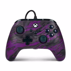 PowerA XBGP0237-01, Manette de jeu, Xbox Series S, Xbox Series X, Avec fil, USB, USB Type-C, Noir, Violet