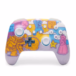Manette sans fil PowerA Line Art Mario pour Nintendo Switch