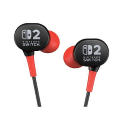 PowerA Wired Earbuds for Nintendo Switch 2 Casque Avec fil Ecouteurs Gaming Noir, Rouge