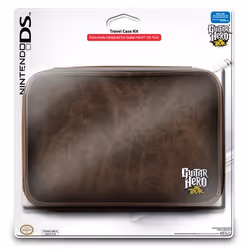 BG Games NDS Lite Guitar Hero Leather Case, Folio, Nintendo, Marron, Cuir, DS Lite, Résistant aux rayures