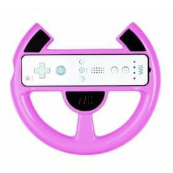 BG Games Wii Steering Wheel Rose Volant Numérique