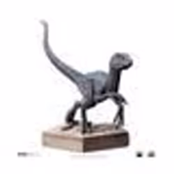 Statuette - Iron Studios - Jurassic World - Icons Velociraptor Blue 9 cm