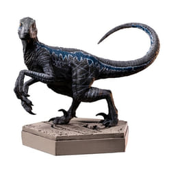 Statue - IRON STUDIOS - Velociraptor Blue - Jurassic World - Détails réalistes - Décoratif - Intérieur