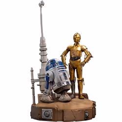 Statue - Iron Studios - C-3PO et R2-D2 - Art Scale 1/10 - Multicolore - Résine - Intérieur
