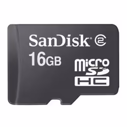 SanDisk SDSDQM-016G-B35, 16 Go, MicroSDHC, Noir