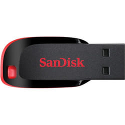 SanDisk 32GB Cruzer Blade lecteur USB flash 32 Go USB Type-A 2.0 Noir, Rouge