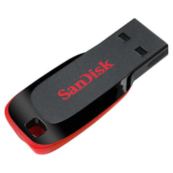 SanDisk Cruzer Blade lecteur USB flash 32 Go USB Type-A 2.0 Noir, Rouge