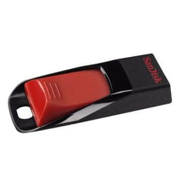 SanDisk Cruzer Edge 64GB lecteur USB flash 64 Go USB Type-A 2.0 Noir, Rouge